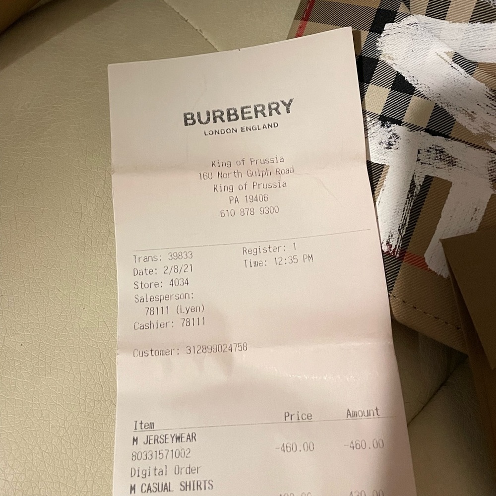 Burberry Love Print Vintage Check Baseball Cap unixes - Picture 5 of 6